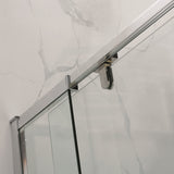 850-980X900X1900Mm Semi-Frameless Shower Screen Pivot Door L Shape Chrome Fittings 6Mm Glass