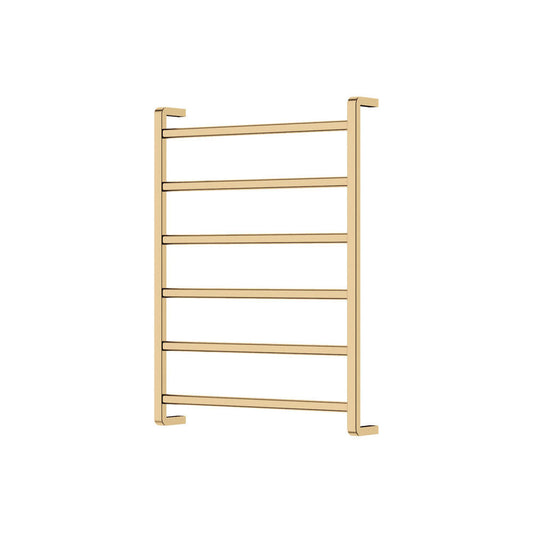 G#2(Gold) 600 X 800Mm Fienza Koko Heated Towel Rail 6 Square Bars Rails