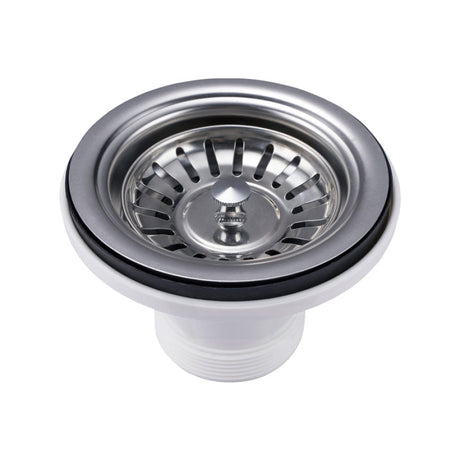 Kitchen Sink Strainer Waste Stainless Steel 90mm