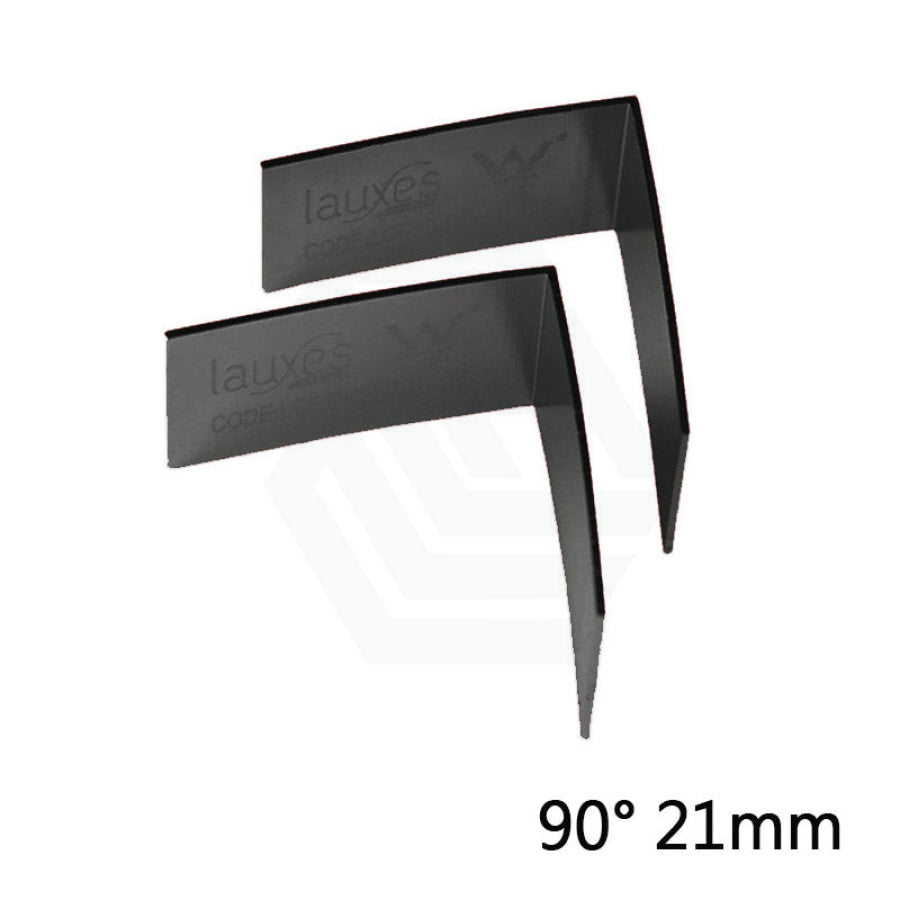 90-Degree Lauxes Midnight Black Shower Grate Joiners 14/21/22/26/35Mm 90° 21Mm Joiner Drain