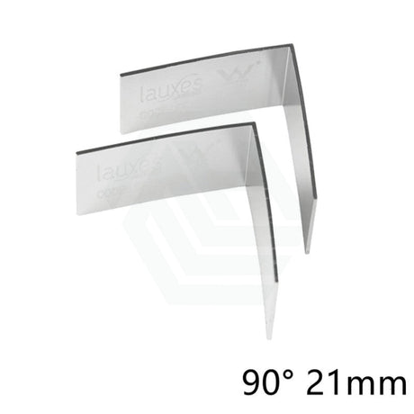 90-Degree Lauxes Silk Silver Pair Shower Grate Joiners 14/21/22/26/35Mm 90° 21Mm Joiner Drain