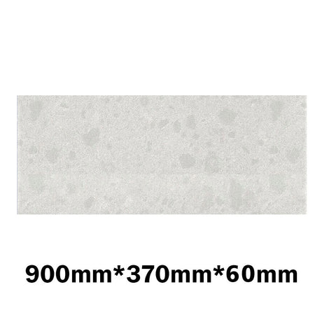 20Mm/40Mm/60Mm Thick Gloss White Canvas Stone Top For Above Counter Basins 450-1800Mm 900Mm X 370Mm