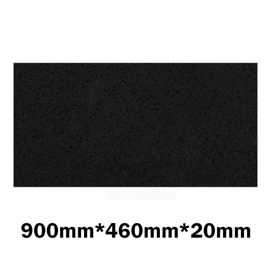 Gloss Ink Black Stone Top For Above Counter Basins 600/750/900/1200/1500/1800Mmx460X20Mm 900Mm