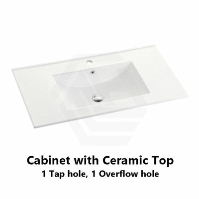 600-1500Mm Freestanding Bathroom Floor Vanity Matt White Pvc Filmed Drawers Cabinet Only &