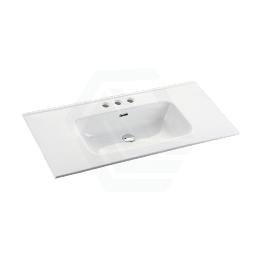 910X465X175Mm O Shape Ceramic Top For Bathroom Vanity Single Bowl 1 Or 3 Tap Holes Available Gloss