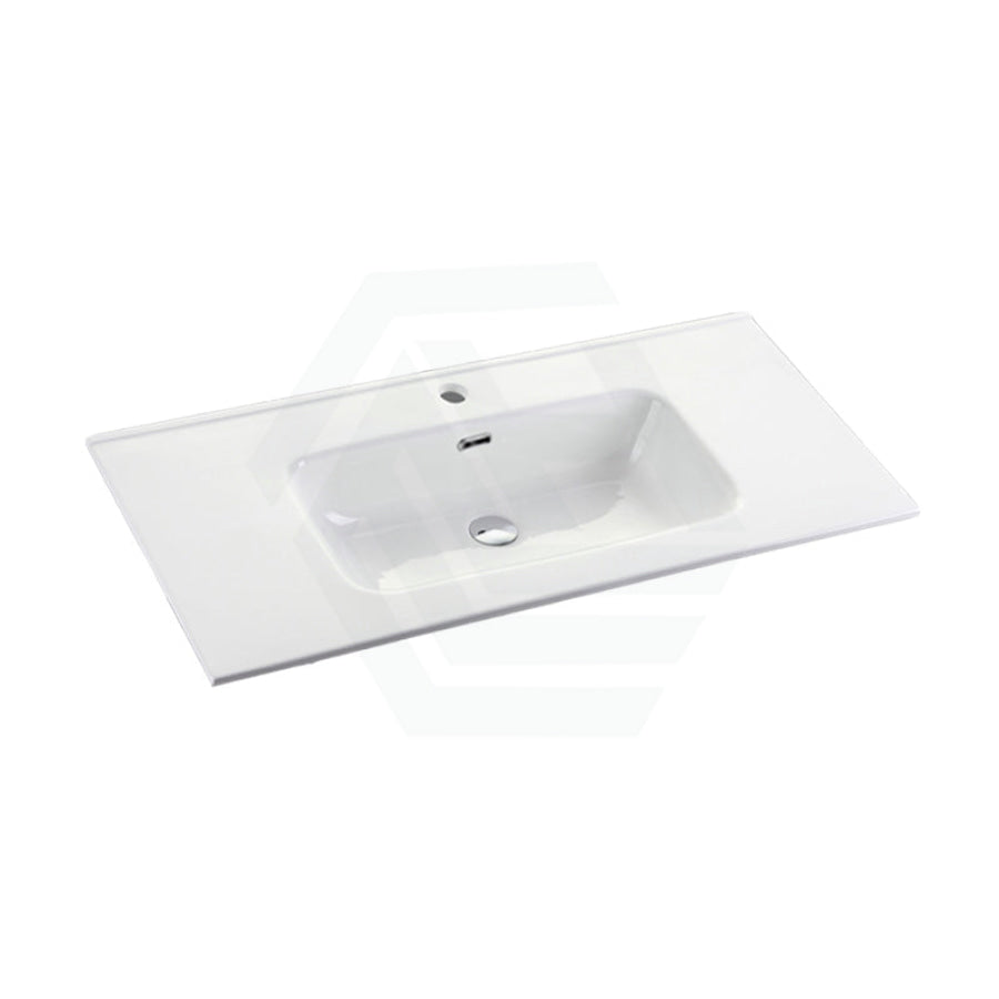 910X465X175Mm O Shape Ceramic Top For Bathroom Vanity Single Bowl 1 Or 3 Tap Holes Available Gloss