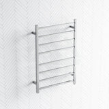 912X620X120Mm Square Chrome Electric Heated Towel Rack 8 Bars Rails