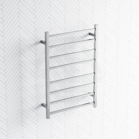 912X620X120Mm Square Chrome Electric Heated Towel Rack 8 Bars Rails