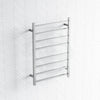 912X620X120Mm Square Chrome Electric Heated Towel Rack 8 Bars Rails