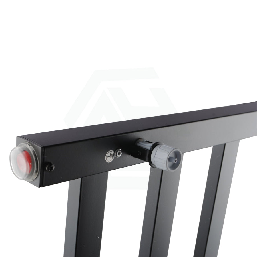 912X620X120Mm Square Nero Black Electric Heated Towel Rack 8 Bars