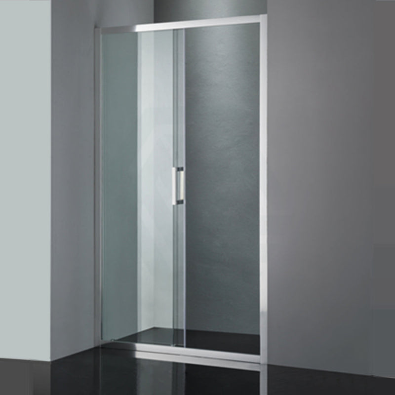 1040-1750X1900Mm Semi-Frameless Shower Screen Sliding Door Wall To Chrome Hardwares 6Mm Glass