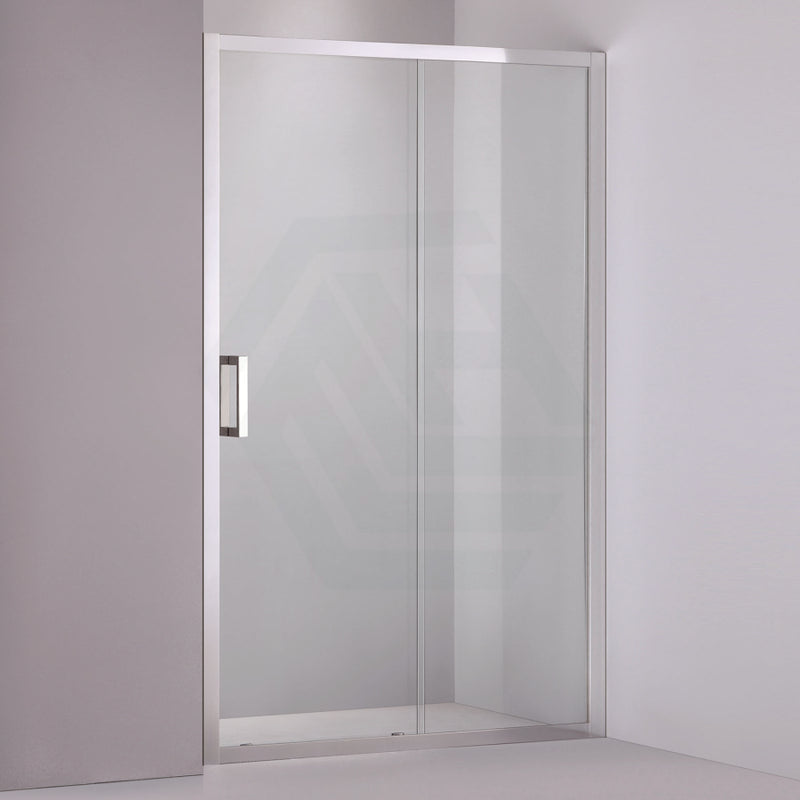 1040-1750X1900Mm Semi-Frameless Shower Screen Sliding Door Wall To Chrome Hardwares 6Mm Glass