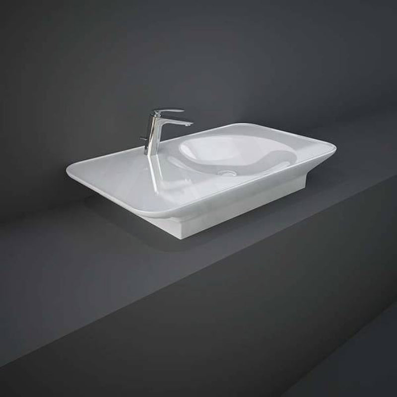 920X505X140Mm Rak Valet Wall Hung Wash Basins Alpine White Right / 1 Tap Hole