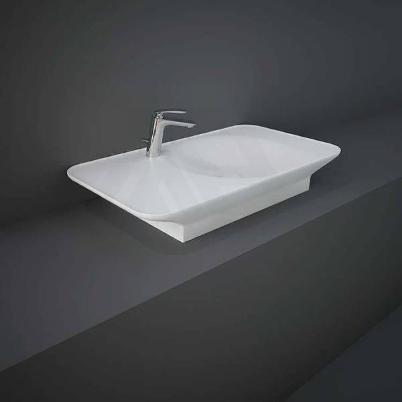 920X505X140Mm Rak Valet Wall Hung Wash Basins Matt White Right / 1 Tap Hole