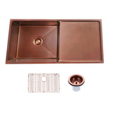 960X450X230Mm Rose Gold 1.2Mm Handmade Top/undermount Single Bowl Kitchen Sink Products