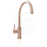 Billi Rose Gold Stand-Alone Round Gooseneck Mixer Tap Swivel Sink Mixers