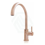 Billi Rose Gold Stand-Alone Round Gooseneck Mixer Tap Swivel Sink Mixers