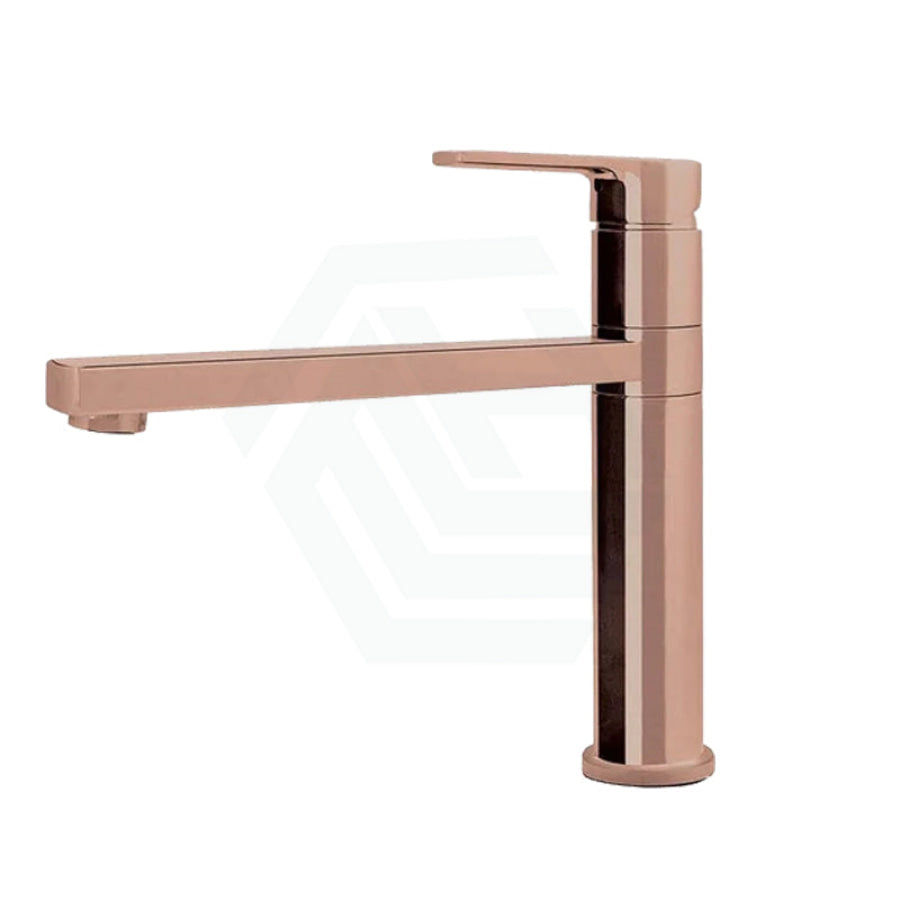 Billi Brushed Rose Gold Stand-Alone Paddle Lever Mixer Tap Swivel Sink Mixers