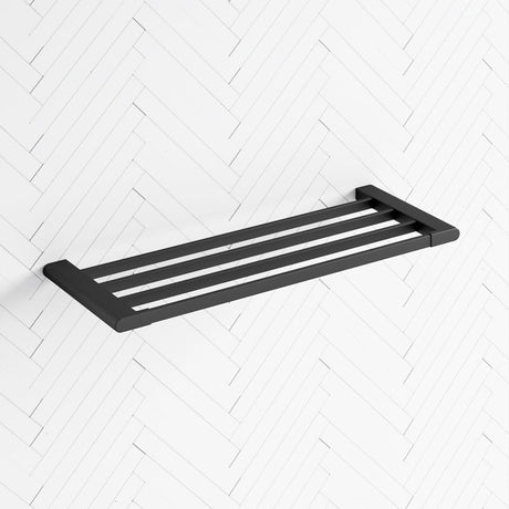 600Mm Towel Rack Matt Black Racks