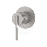 N#1(Nickel) Aquaperla Caddence Round Brushed Nickel Shower/Bath Wall Mixer With 65Mm Cover Plate