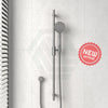 M#1(Gunmetal Grey) Aquaperla Caddence Round Brushed Gunmetal Shower Rail With Abs 3 Functions