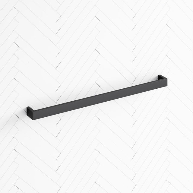 Norico Cavallo 600/800Mm Square Matt Black Single Towel Rail Stainless Steel 304 Rails