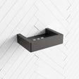 M#1(Gunmetal Grey) Norico Cavallo Brushed Gunmetal Grey Soap Dish Holder Square Stainless Steel