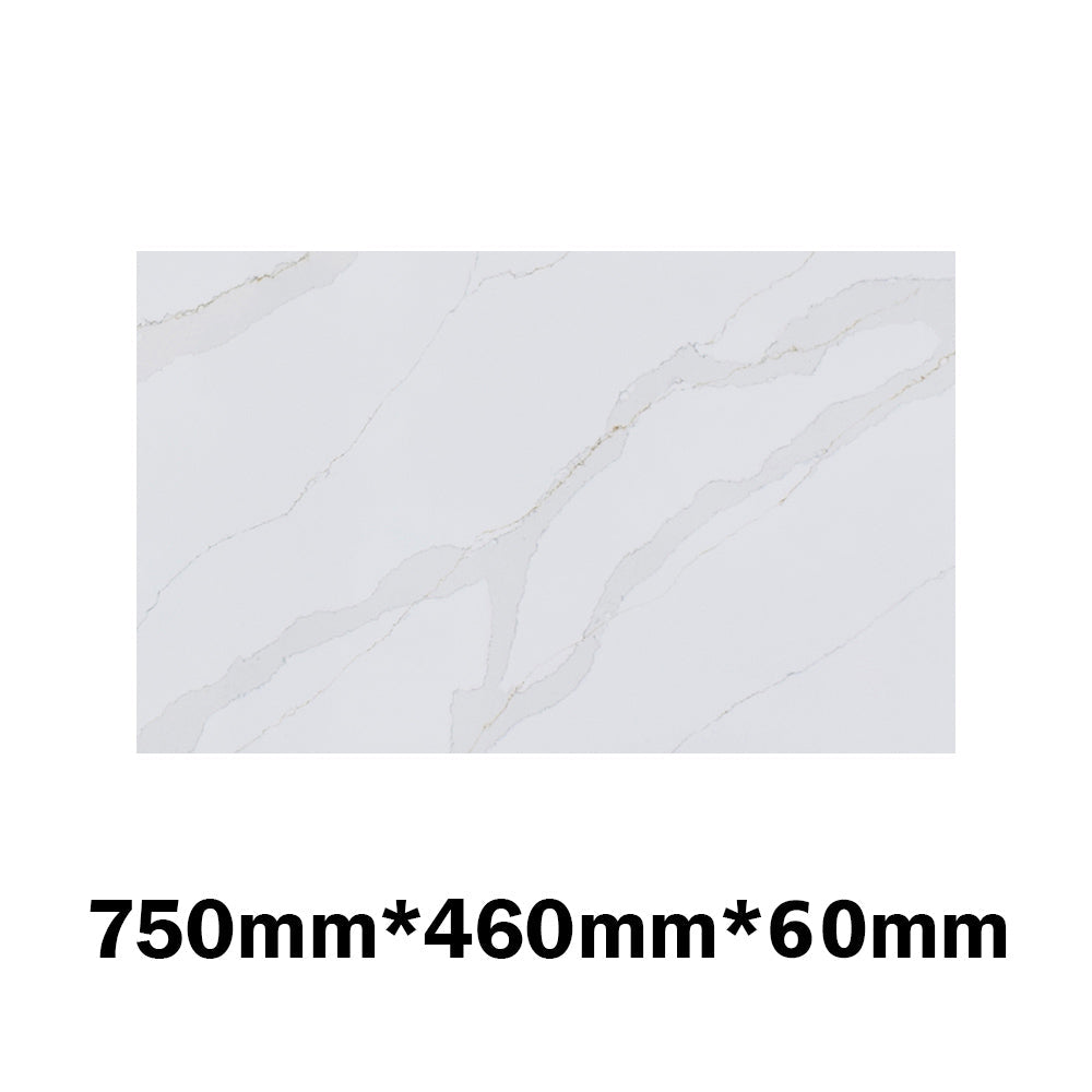 20Mm/40Mm/60Mm Thick Dolce Tree Stone Top Calacatta Quartz For Above Counter Basins 450-1800Mm