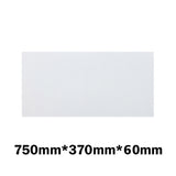 20Mm/40Mm/60Mm Thick Gloss Silk White Stone Top For Above Counter Basins 450-1800Mm 750Mm X 370Mm /