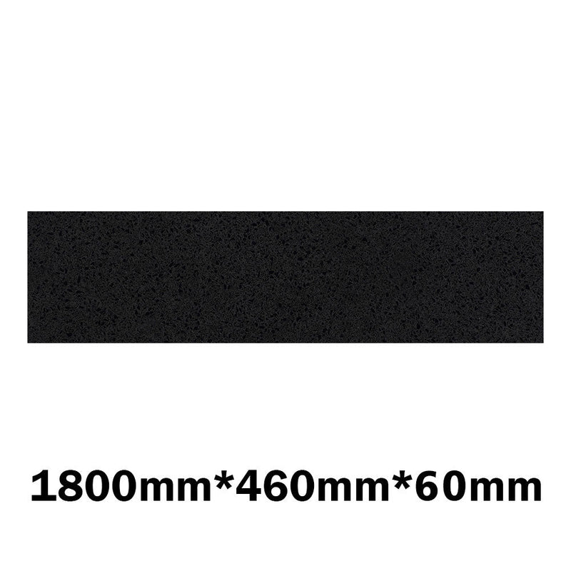 20Mm/40Mm/60Mm Thick Gloss Ink Black Stone Top For Above Counter Basins 450-1800Mm 1800Mm X 460Mm /