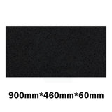 20Mm/40Mm/60Mm Thick Gloss Ink Black Stone Top For Above Counter Basins 450-1800Mm 900Mm X 460Mm /