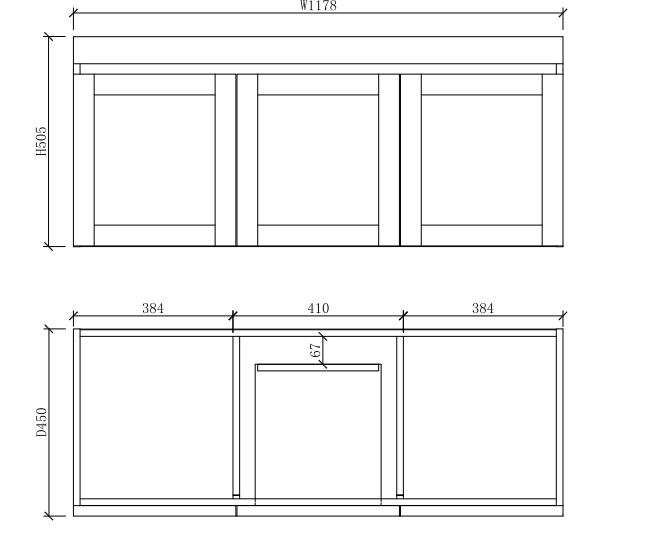 600-1500Mm Boston Plywood Wall Hung Bathroom Floating Vanity With Left / Right Drawers Concrete Grey