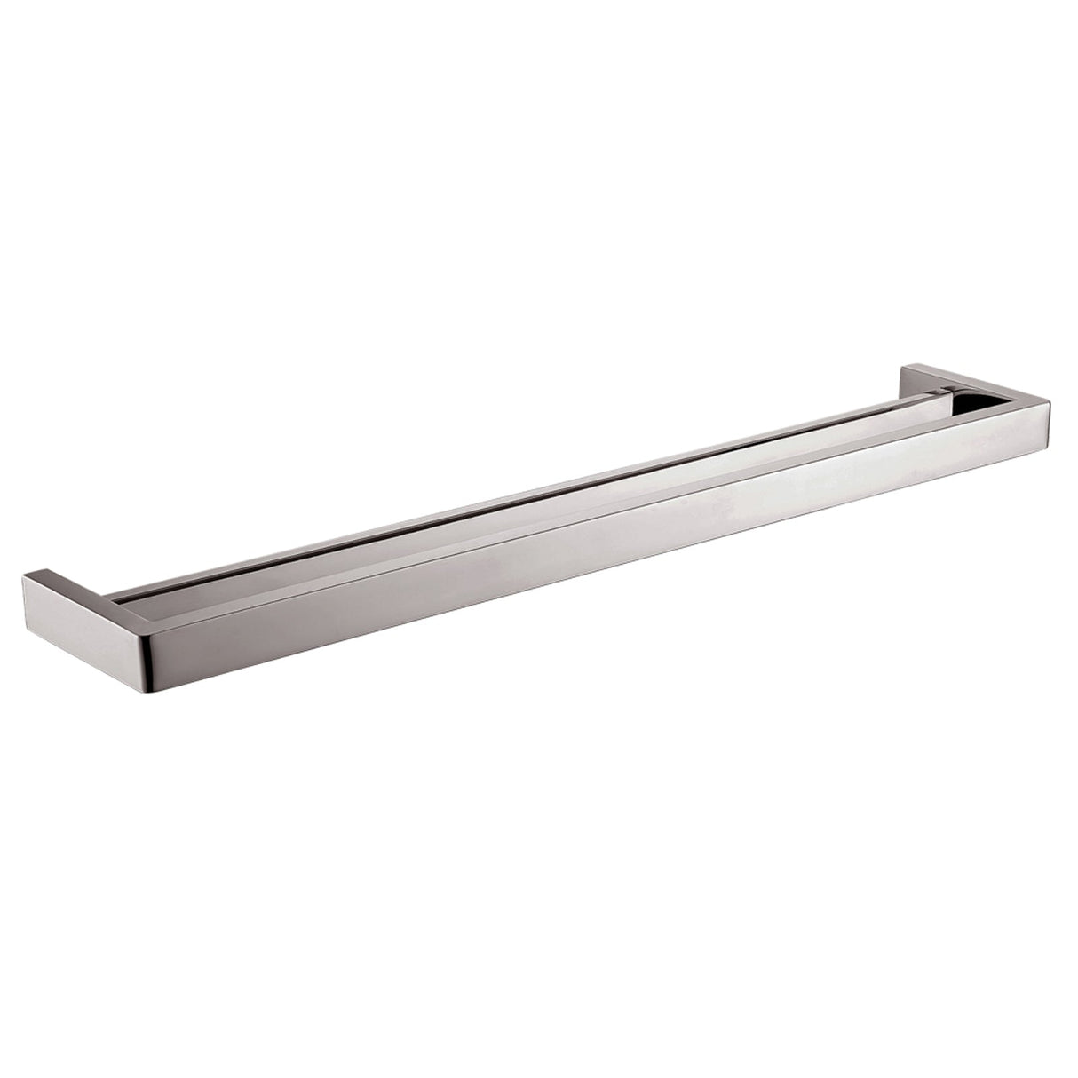 Norico Cavallo 600/800Mm Square Brushed Nickel Double Towel Rail Stainless Steel 304 Bathroom