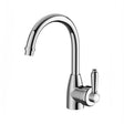 Fienza Eleanor Gooseneck Basin Mixer Chrome / Ceramic Short Mixers