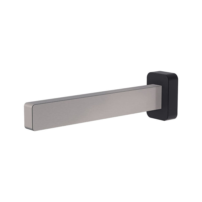 Fienza Sansa Brushed Nickel Solid Brass Wall Spout For Bathroom Matt Black Spouts