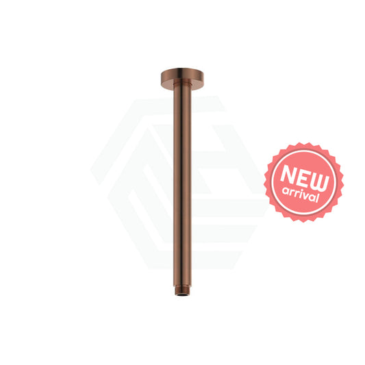 Fienza 300Mm Stainless Steel Round Brushed Copper Ceiling Shower Dropper Arms