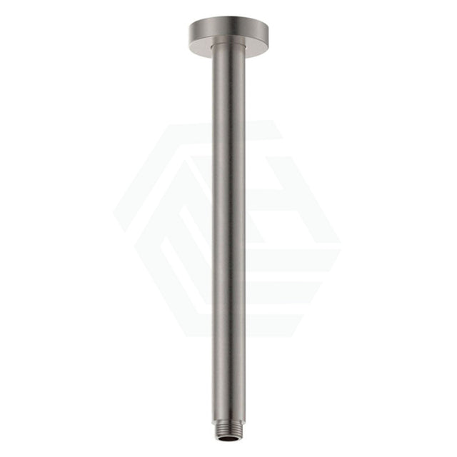 N#1(Nickel) Fienza 300Mm Stainless Steel Round Brushed Nickel Ceiling Shower Dropper Arms