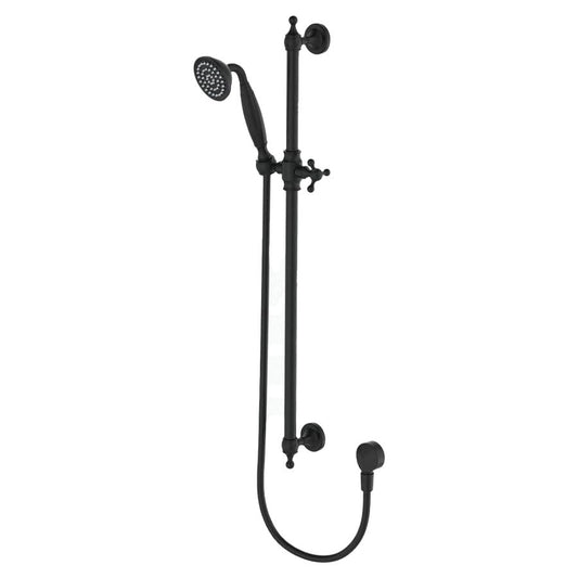 Fienza Lillian Rail Shower Matte Black With Handheld