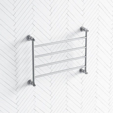 Fienza Lillian Heated Towel Rail 600Mm 4/6/9 Bars Chrome Rails