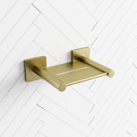 G#2(Gold) Fienza Sansa Soap Shelf Urban Brass Brushed Gold Holders