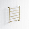 G#2(Gold) 600 X 800Mm Fienza Koko Heated Towel Rail 6 Square Bars Rails