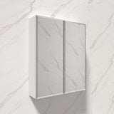 Fienza 600/750/900/1200mm Wall Hung MDF Shaving Cabinet White Bevel Mirror for Bathroom