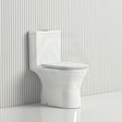 635X375X785Mm Fienza Chica Gloss White Close-Coupled Toilet Suite With Slim Seat S-Trap Only