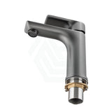 Aquaperla Vog Series Round Short Basin Mixer Tap Brushed Brass/Brushed Nickel/Gunmetal Grey Mixers