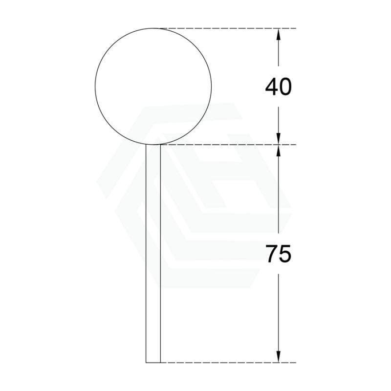 Chrome Solid Brass Mixer Handle For Bathtub And Basin Handles