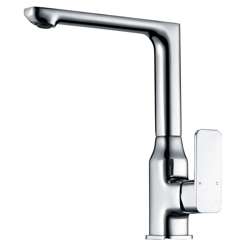 Ikon Seto 360 Swivel Solid Brass Chrome Kitchen Sink Mixer Tap Mixers