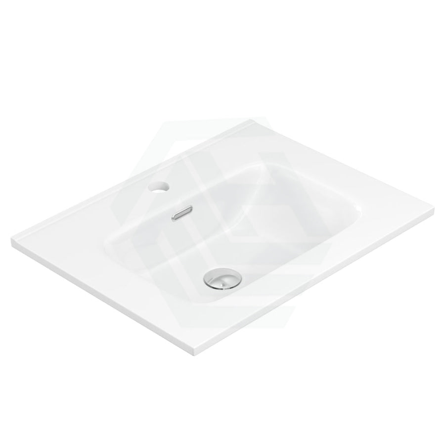 Fienza Joli 600Mm Ceramic Full Depth Basin-Top Gloss White 1 Or 3 Tap Holes Available Hole Vanity