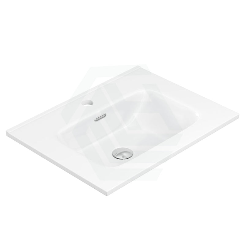 Fienza Joli 600Mm Ceramic Full Depth Basin-Top Gloss White 1 Or 3 Tap Holes Available Hole Vanity