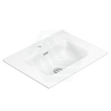 Fienza Joli 600Mm Ceramic Full Depth Basin-Top Matt White 1 Or 3 Tap Holes Available Hole Vanity