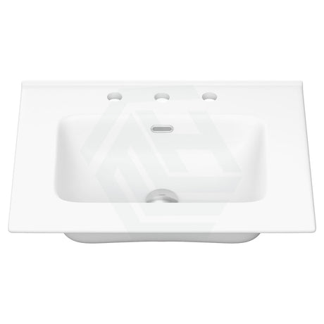 Fienza Joli 600Mm Ceramic Full Depth Basin-Top Matt White 1 Or 3 Tap Holes Available Vanity Tops